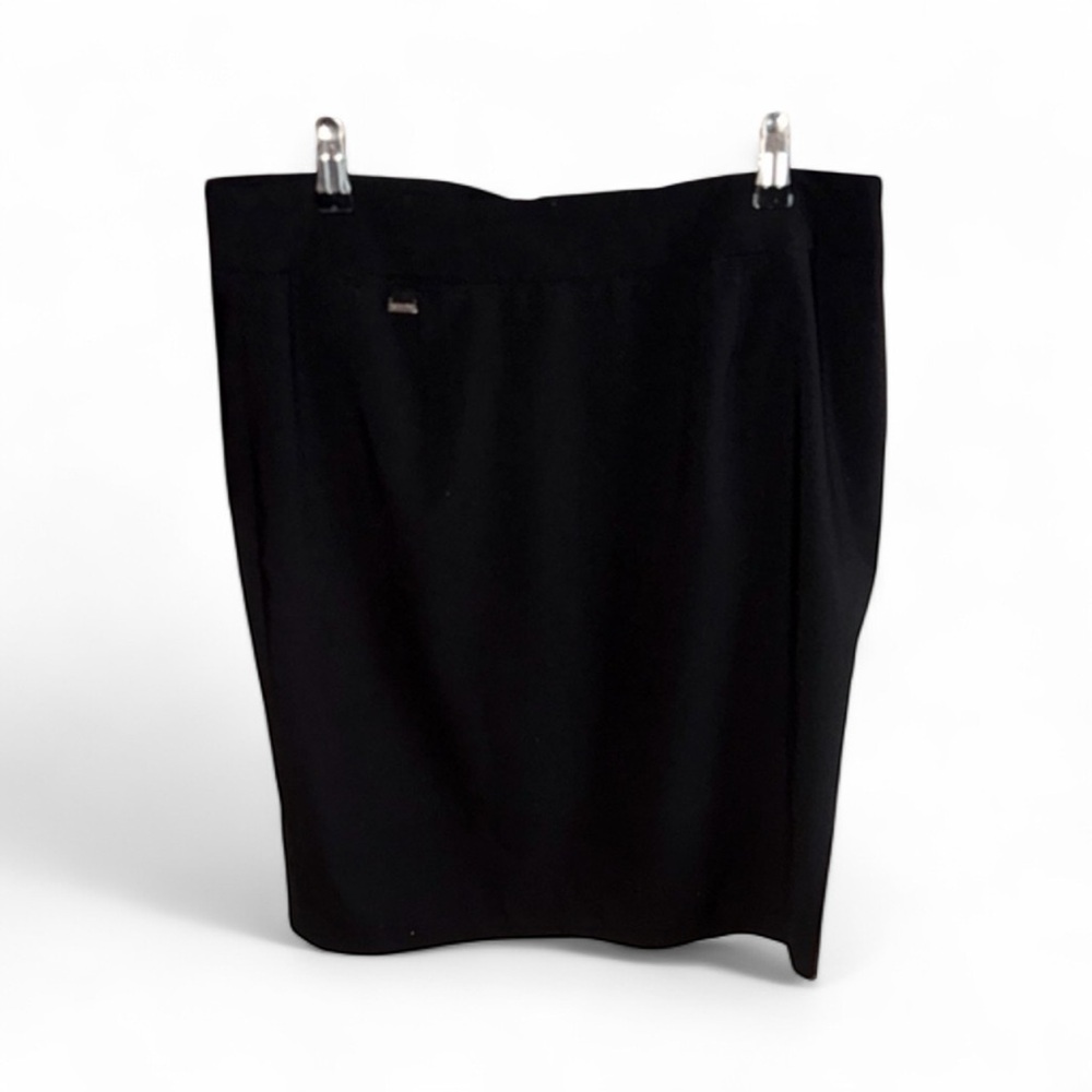 Calvin Klein Women’s Size 12 Elegant Black Pencil Skirt Conservative Career Job